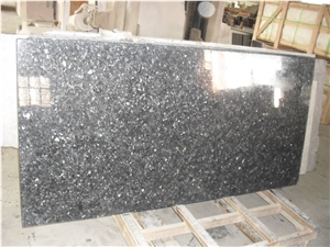 Blue Pearl Granite Bathroom Vanity Tops with Beveled/ Eased Edge, Norway Blue Granite Countertops, Bench Tops