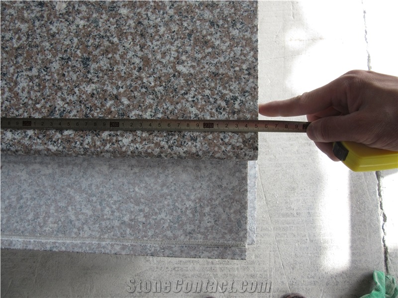 G664 Granite Full Bullnose Edge Countertop for Kitchen, Bar, China Cheap Pink Granite Countertop
