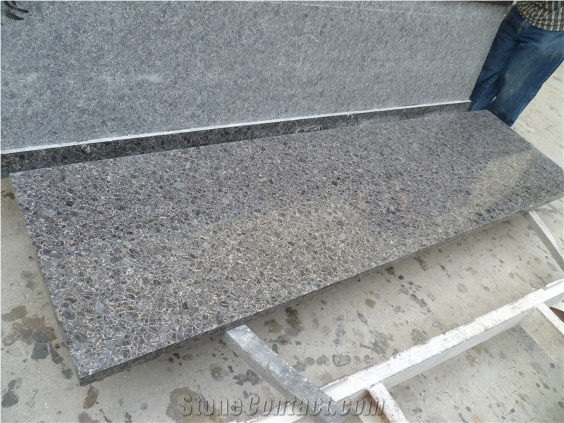 Imperial Brown Granite Countertop with Beveled/Eased Edge, Kitchen Bar Tops, Brazil Brown Granite Bench Tops