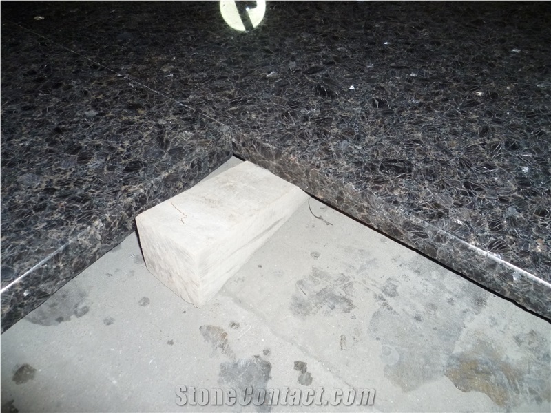 Imperial Brown Granite Countertop with Beveled/Eased Edge, Kitchen Bar Tops, Brazil Brown Granite Bench Tops