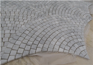 Shell Mosaic Tile Carrara White Marble Shell Mosaic