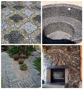 Yellow Polished Pebble Stone for Garden Decoration and Landscaping