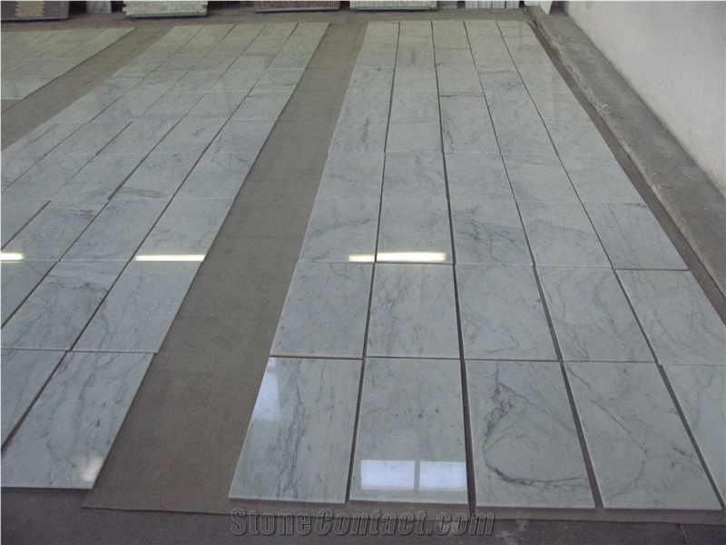 Carrara Marble Slabs, Italian White Marble Tiles & Slabs, Carrara Grigio Curva Marble Tiles & Slabs