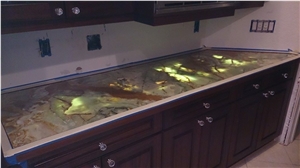 Beautiful Multicolor Green Onyx​ Kitchen Tops