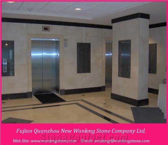 Mocha Creme Limestone Honeycomb Panels for Curtain Wall Cladding