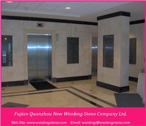 Mocha Creme Limestone Honeycomb Panels for Curtain Wall Cladding