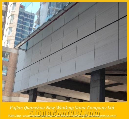 Mocha Creme Limestone Honeycomb Panels for Curtain Wall Cladding