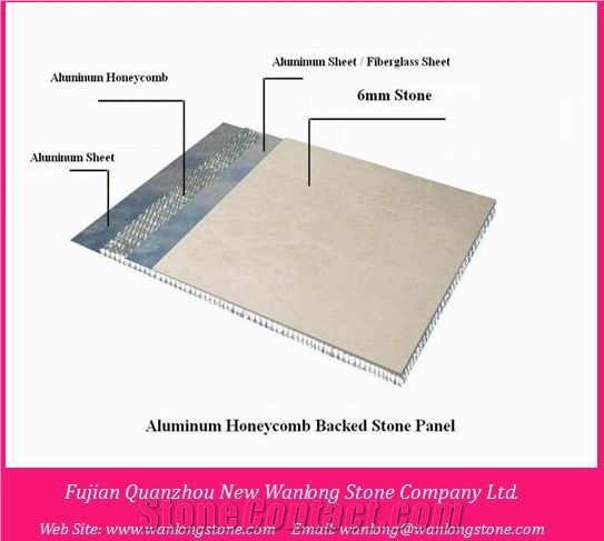 Moleanos Beige Limestone Light Weight Stone Honeycomb Panels for Facade Wall Clading