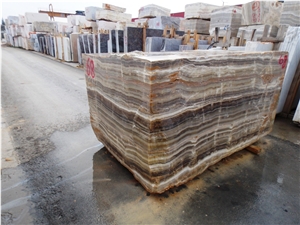 Honey Onyx Blocks Turkey, Multicolor Onyx Blocks Turkey