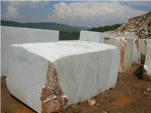 Silver White (Kavaklidere White) Marble Blocks