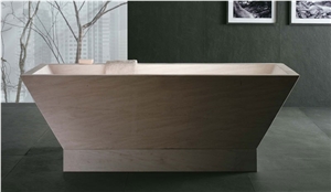 Reka Bathtub Blanche Ramage Limestone