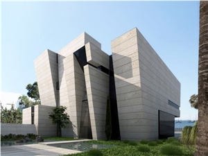 Travertine Navona Select Facade, Beige Travertine Building & Walling Italy