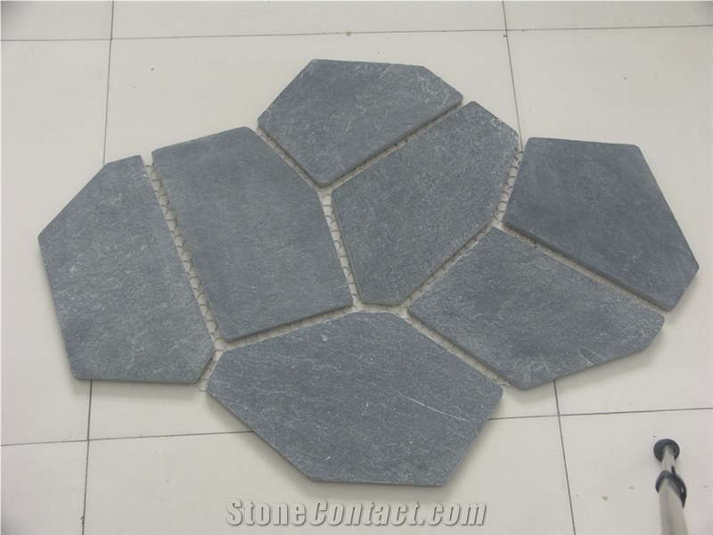 Bulding Stone Flagstone Walling Tiles,Black Building Ornaments,Natural Pavements,Flagstone Walling Tiles