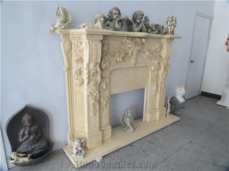 Home Decorating,Beige Fireplace Design Cover,Granite Fireplace Accessories,