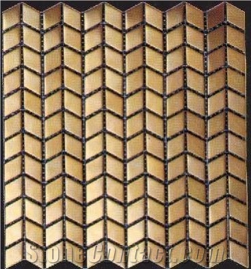 Inside Home Decoration,Polished Golden Marble Mosaic,Cheap Linesr Strips Mosaic,Walling Tiles Mosaic,Mosaic Pattern
