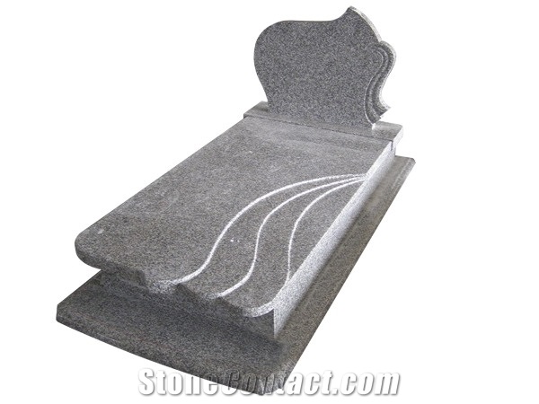 Own Factory Grey Granite Tombstone,European Style Cemetery Tombstone,Engraved Headstone,Polished Headstone,Monuments Style Single Tombstone Grey Western Style Monuments
