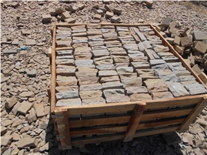 Autumn Brown Sandstone Cobbles, Buff Brown Sandstone Cobbles