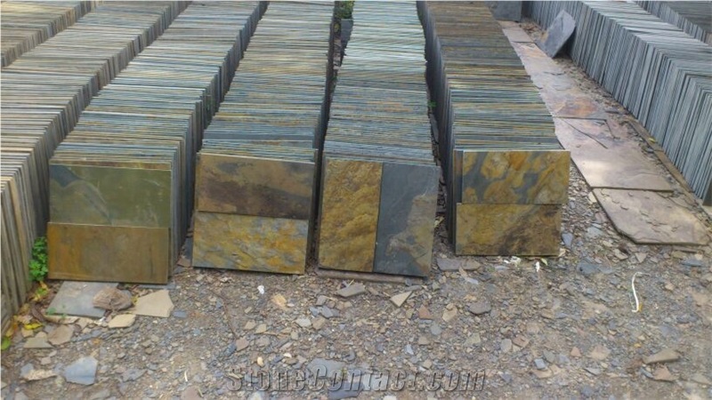 California Gold Slate Stone, Vijaya Gold Slate Tiles