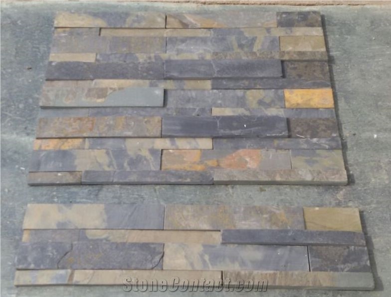 Indian Autumn Rustic Slate Ledge Stone