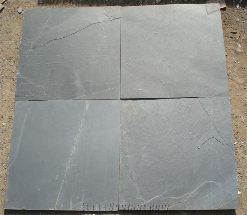 Jak Black Slate Tiles, Indian Black Slate Stone