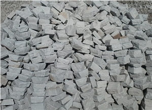 Kandla Grey Sandstone Cobble Stone, Grey Sandstone Setts