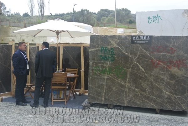 Turkish Emperador Dark Marble Block, Fethiye Dark Emperador Marble