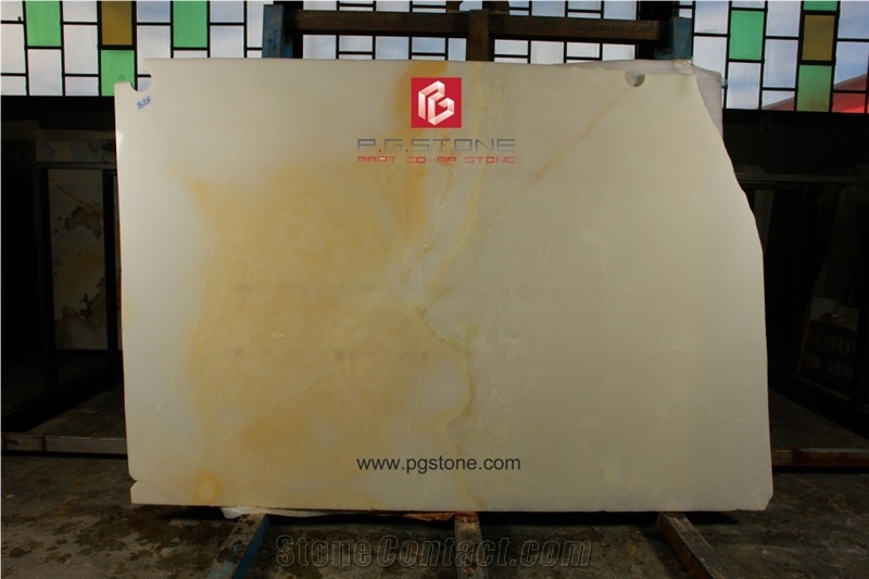 Iran White Onyx Block