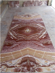 Carped Onyx Slabs and Tiles, Multicolor Onyx Turkey Tiles & Slabs