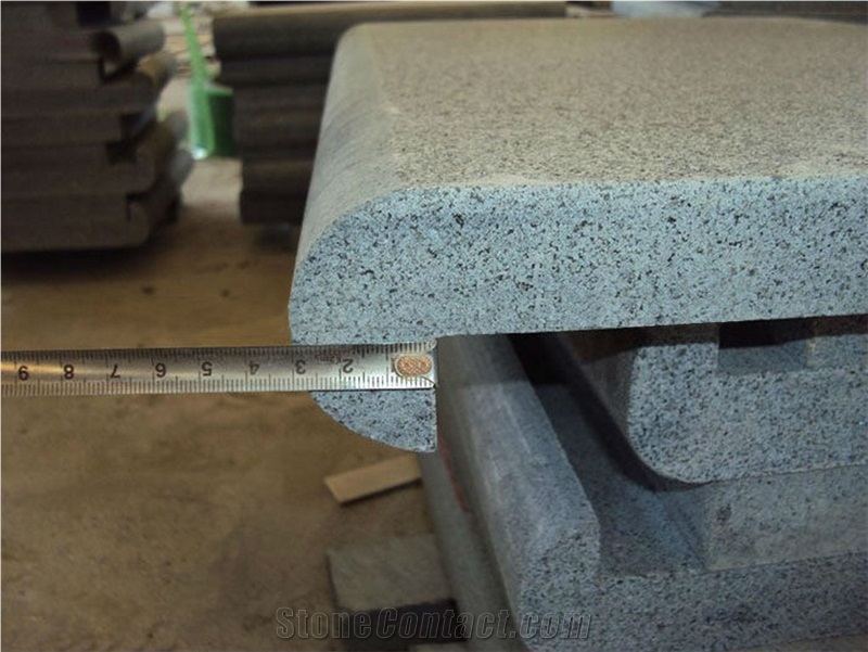 G654 Granite, Dark Grey, Padang Dark, G654 China Impala Granite, China Grey Basalt, Swimming Pool Coping Tiles, Pool Edges, Pool Decks, Swimming Pool Pavers, Pool Surround, Borders, Pavement, Bullnose