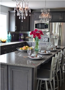 Artificial Quartz Stone Slab for Pre-Fabricated Countertop for Kitchen,Bathroom and Hotel Use Standard Sizes 108*26inch