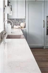 Bright Carrara White Marble + White Quartz Stone Countertops Non-Porous Standard Sizes 108*26inch with Competitive Price and Quality More Durable Than Granite Bright Carrara White Marble + White Quartz Stone Countertops Non-Porous Standard Sizes 108*26inch with Competitive Price and Quality More Durable Than Granite