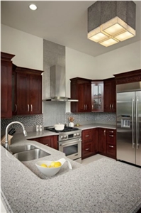 Chinese Multiple Color Quartz Stone Solid Surface Countertop Non-Porous Standard Sizes 126 *63 and 118 *55,Also Fit for Flooring & Walling &Stairs and Steps