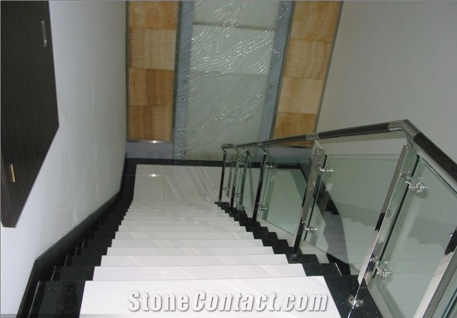 Moderm Building Nano Crystal Stone Steps/Artificial Stone Stairs