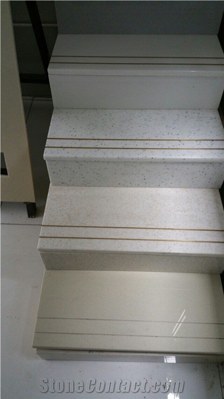 Moderm Building Nano Crystal Stone Steps/Artificial Stone Stairs