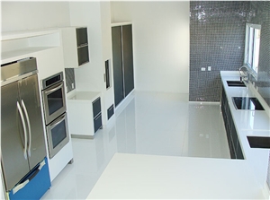 Snow White Non Porous Decorative Marmo Glass Tiles