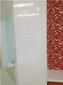 White Nano Glass Stone Column/Super Nano Crystal Column