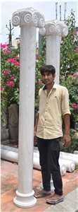 White Marble Columns
