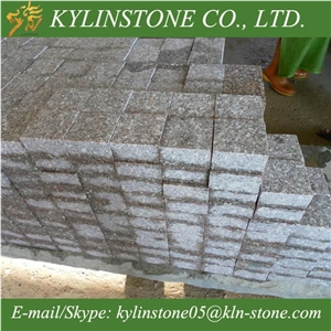 G648 Zhangpu Red Granite Cube Stones, Red Granite Paving Stones / Cobblestones