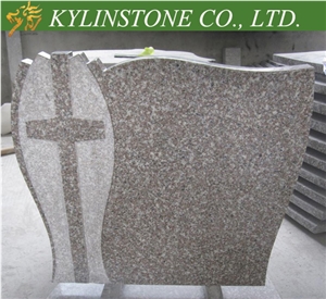 Good Price China G664 Granite Headstone, Luoyuan Red Granite Headstone for Sale, Violet Luoyuan Red Granite Monument & Tombstone