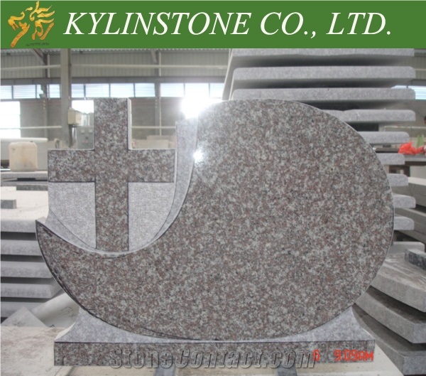 Good Price China G664 Granite Headstone, Luoyuan Red Granite Headstone for Sale, Violet Luoyuan Red Granite Monument & Tombstone