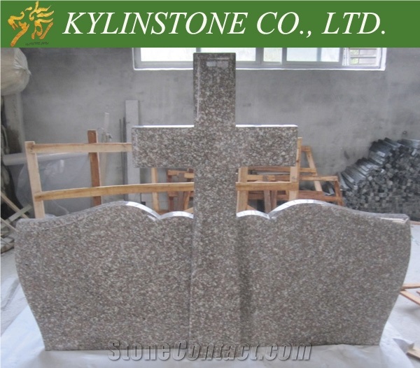 Good Price China G664 Granite Headstone, Luoyuan Red Granite Headstone for Sale, Violet Luoyuan Red Granite Monument & Tombstone