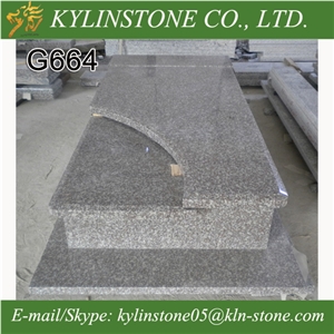 Hot-Selling G664 Granite Single Monument, China Competitive-Price Granite Tombstones