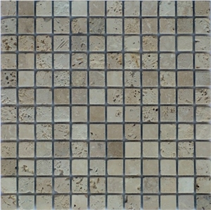Classic Travertine Apulia Beige (Light) Mosaic