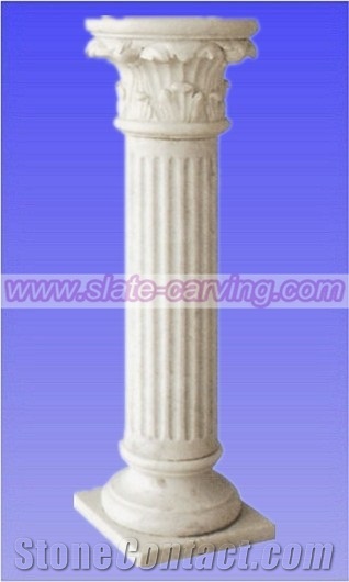 White Marble Columns