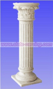 White Marble Columns