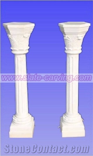White Marble Columns