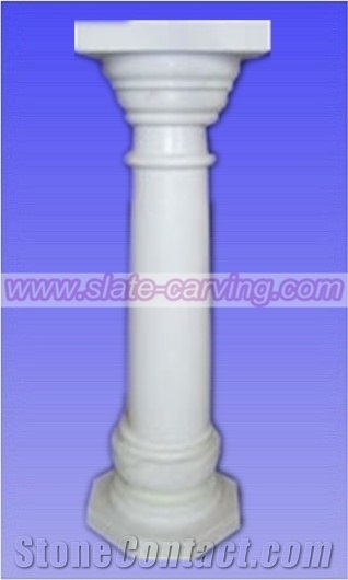 White Marble Columns,Stone Pillars