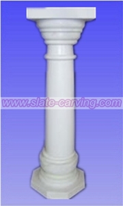 White Marble Columns,Stone Pillars