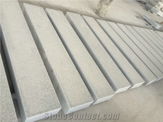 G603 Silver Grey Granite Kerbstone, Grey Granite Kerbs