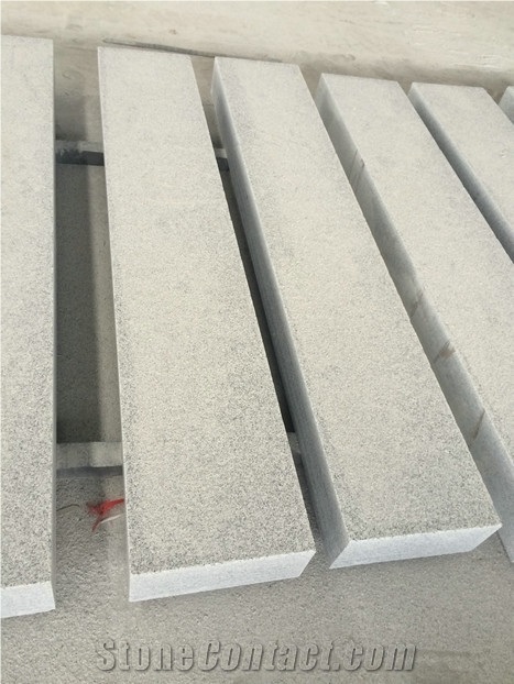 G603 Silver Grey Granite Kerbstone, Grey Granite Kerbs